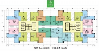 Mặt bằng chung cư Florence Mỹ Đình